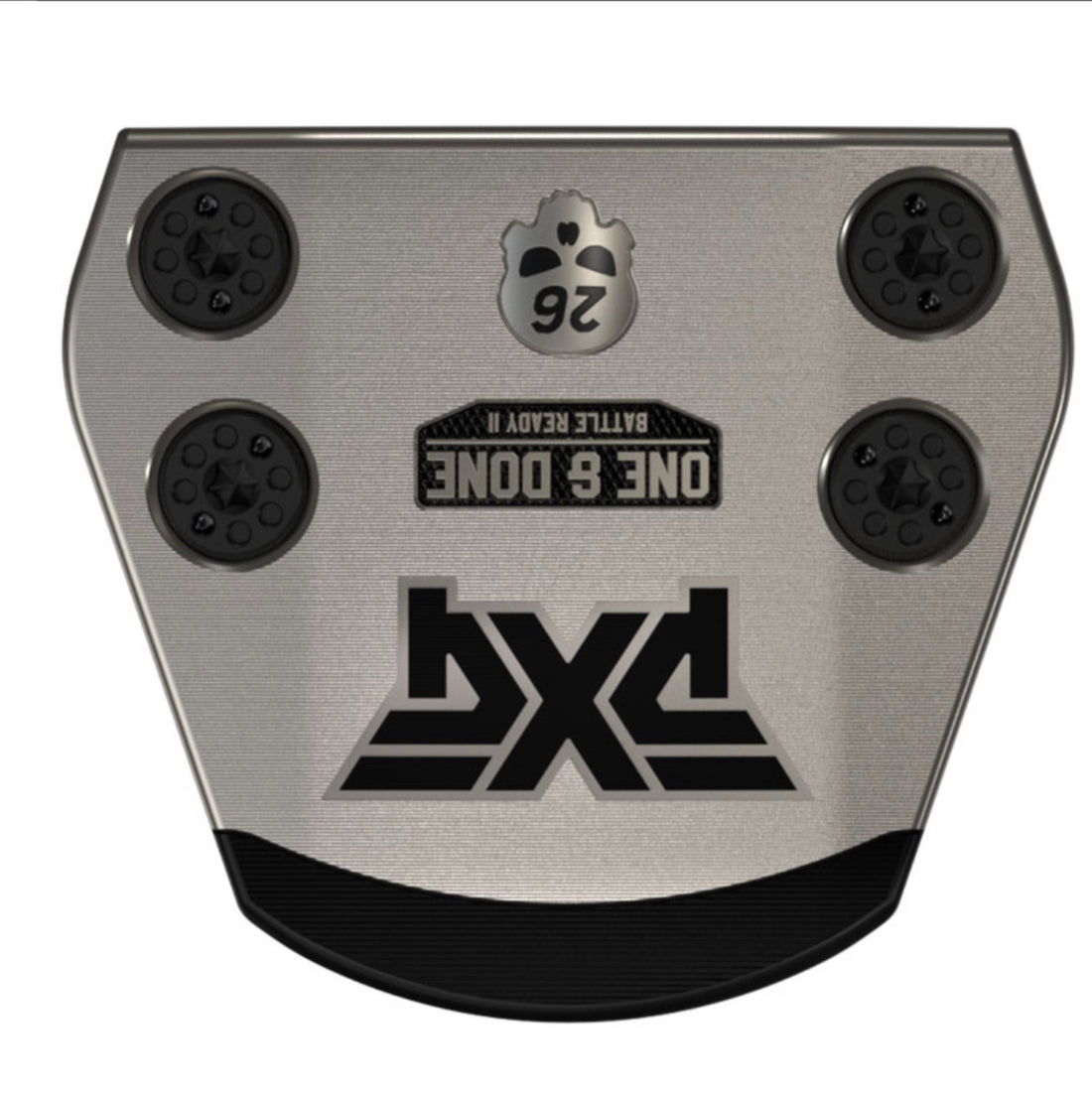 PXG BATTLE READY II ONE & DONE DOUBLE BEND PLATINUM PUTTER