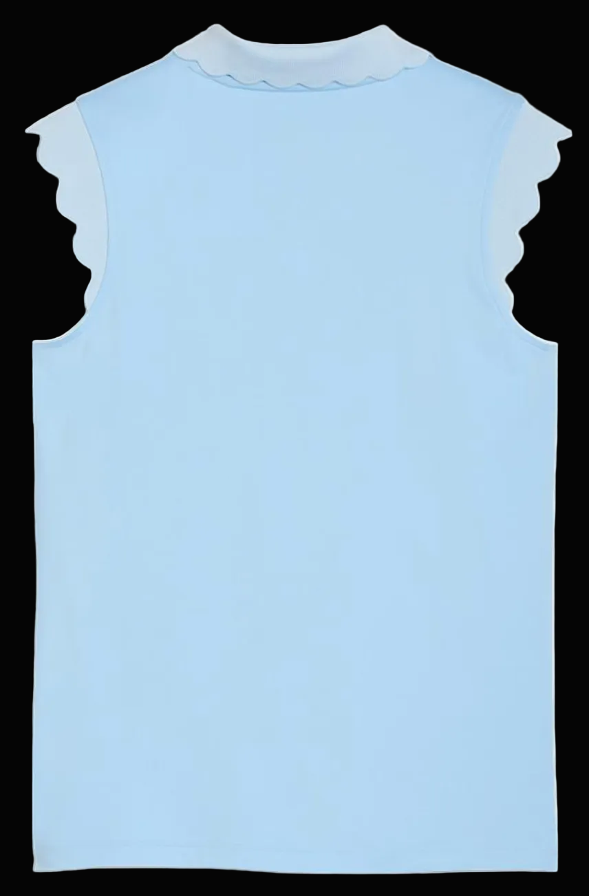 Puma Girls Cloudspun Scallop Polo