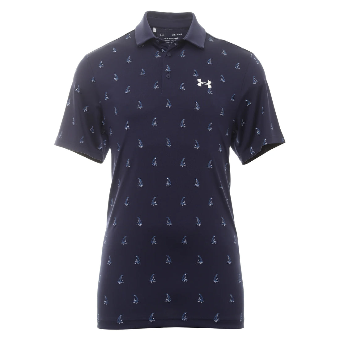 Playoff 3.0 Printed Polo (Navy Boats)