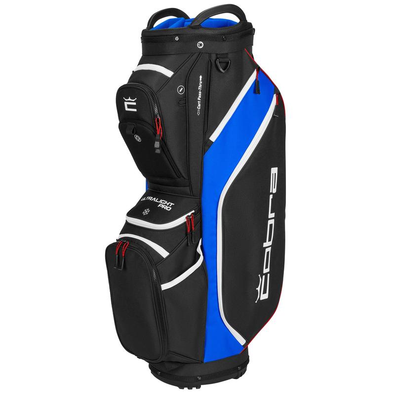 Ultralight Pro Cart Bag (Black/Red/Blue)