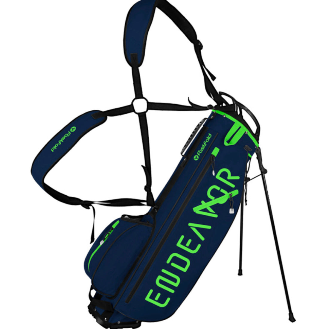 FastFold Endeavor Stand Bag (Navy/Green)